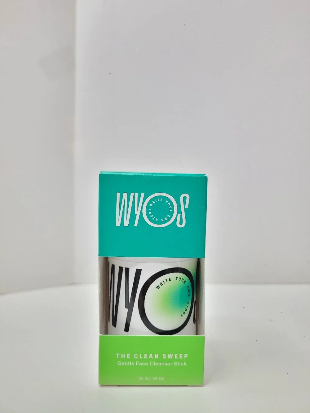 The Clean Sweep Gentle Face Cleanser Stick - Teal & Green